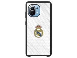 Capa Global Oficial Real Madrid para Xiaomi Mi 11 Global PHONECASES3D Pele Sintética Preto