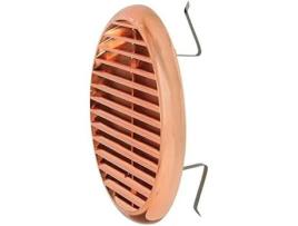 Tur160Ran Tur160Ran-Y Grelha de Ventilação Plástica com Molas Marrom 175 Mm Efeito Cobre175 Mm LA VENTILAZIONE