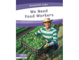 Livro essential jobs: we need food workers de brienna rossiter (inglês)