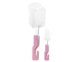 TOM & ZOÉ Escovas para Mamadeiras e Bicos Rosa