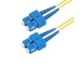 Cabo de fibra ótica duplex Sc para Sc Upc Os2 Monomodo 2M 9/125?m 40G/100G Cabo resistente à curvatura de baixa perda de inserção STARTECHCOM