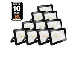 10 Projetores LED de 30W Ipad Branco neutro 4000K EUROPALAMP