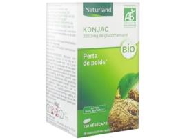 Konjac Orgânico 150 Cápsulas Vegetais NATURLAND