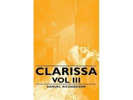 Livro Clarissa Vol III de Samuel Richardson (Inglês)