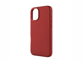 Capa Magleather para iPhone 16 Plus FIXED Vermelho