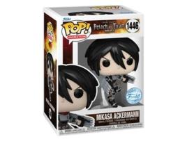 Figura Funko ATTACK ON TITAN Mikasa Ackerman Us Exclusivo. Pop! Vinil Metálico