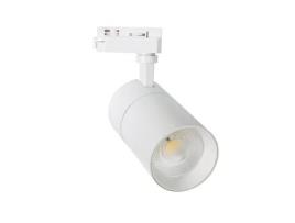 Foco Led New Mallet 20W Regulável no Flicker Cct Seleccionável para Carril Monofásico Ugr 15