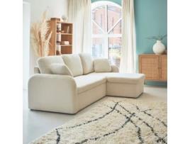 I Sofá-Cama De 3 Lugares Com Linhas Curvas SWEEEK (220 x 83 x 85 cm)
