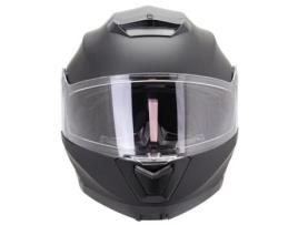 Capacete Modular NOEND Motociclismo Pure SC-34 ECE 22.06 Preto Matte Viseira dupla (2XL)