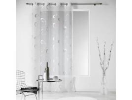 Cortina Transparente 140 X Alt.240 Cm Infinity Branco EMINZA