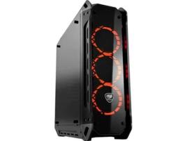 Caixa PC COUGAR GAMING Panzer-G (ATX Mid Tower - Preto)