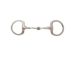 Snaffle Torcido de Ponta de Ovo Prateado 13.5 Cmsefton