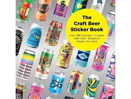 Livro Craft Beer Sticker Book de Suridh Hassan e Ryo Sanada (Inglês - Capa Dura)
