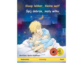 Livro Slaap lekker, kleine wolf – Spij dobrze, maly wilku Tweetalig kinderboek, met luisterboek als download de Ulrich Renz (Holandês)