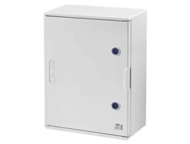 Moldura de poliéster GEWISS com fechadura 405X650X200Mm Ip66 cinza Gw46004F