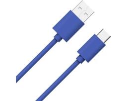 WOW Cabo Usb A/Usb C 1M 3A Azul