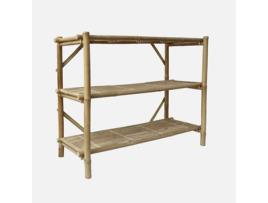 Consola de Bambu de 3 Níveis Natural SWEEEK