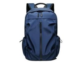 Mochila Masculina Grande Capacidade Leve Impermeável Viagem Computador Mochila Saco Escolar-Azul