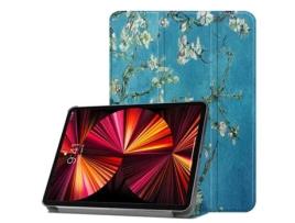 Capa com Suporte de Couro Ecológico ILIKE Tripla para Lenovo Tab P12 12 7'' 2023 Sakura