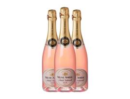 Espumante rosé VEUVE AMBAL Méthode Traditionnelle Rosé Chardonnay Brut Crémant de Bourgogne (0.75 L - 3 Unidades)