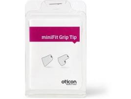 OTICON Bernafon Griptip Small Sem Ventilação 2 Peças Direita Ponta para Aparelho Auditivo Cúpula