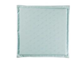 Assento para Cadeira Efeito Relevo Azul Celeste 40 X 40 Cm HOME MAISON