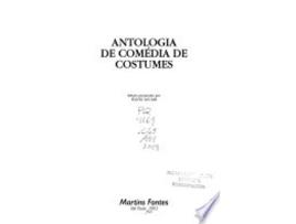 Livro ANTOLOGIA DE COMÉDIA DE COSTUMES de AGUIAR, FLAVIO (Português do Brasil)