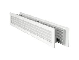 Grelha Telescópica LA VENTILAZIONE Pl 480 X 98 Branco Orifício de Luz 448 X 82 Mm Fácil Fixação