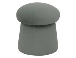 Pufe Poliéster Cinzento 40X37X37Cm MUEMUE