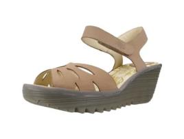 Sapatos de Mulher FLY LONDON Yazi Tecido Castanho (40)