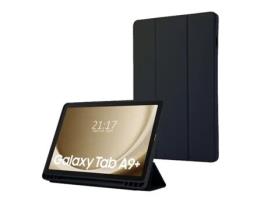 Capa TUMUNDOSMARTPHONE Flip Inteligente para Samsung Galaxy Tab A9+ Plus Cor Preta
