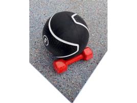 Tapete de Exercício e Fitness especial para Ginásios | EPDM CINZA | Base CINZA 4 mm 1'25m (Largura) x 4m (Comprimento)