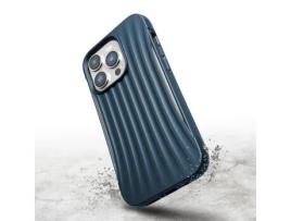 Capa para iPhone 14 Pro RAPTIC Pele Sintética Anti-Choque Azul .