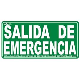 Señal de saída de emergência PVC Classe A ATM-SEÑALIZACIÓN