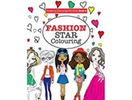 Livro Gorgeous Colouring for Girls Fashion Star de Elizabeth James (Inglês)