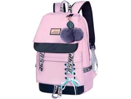 Mochila de Estudante VENIYSMLIS Rosa