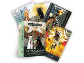 Livro Grimalkins Curious Cats Tarot de Mj Cullinane (Inglês)