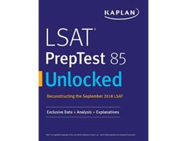 Livro LSAT PrepTest 85 Unlocked Exclusive Data Analysis Explanations de Kaplan Test Prep (Inglês)