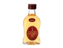 Whisky Single Malt CARDHU Garrafa Miniatura (0.05 L - 12 Unidades)