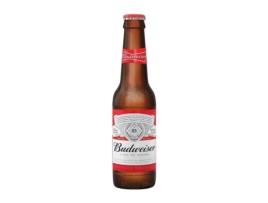 Cerveja BUDWEISER Garrafa Pequena (0.25 L - 24 Unidades)