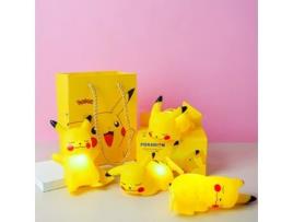 Luz Nocturna Pokemon Pikachu Luz Suave de Anime Binclui Caixa e Saco de Oferta