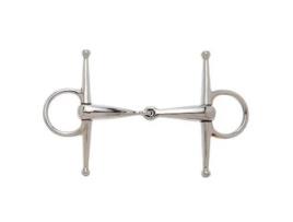 Snaffle Grosso de Bochecha Cheia Prateado 13.5 Cmsefton