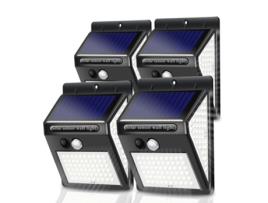 Luzes Solares Externas com Sensor de Movimento Sem Fio Luzes de Parede Fáceis de Instalar Luzes de Segurança