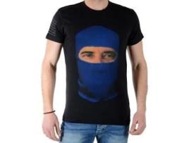 T-Shirt de Homem ELEVEN PARIS Capuse Algodão Preto (S)