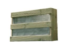 Horta Urbana Vertical com 3 Compartimentos em Madeira de Pinho Tratada para Exterior 80X25X50 Cm VIDAHUERTO