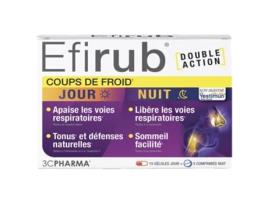 3C Pharma Efirub Coups De Froid 15 Cápsulas Dia + 5 Comprimidos Noite 3C PHARMA