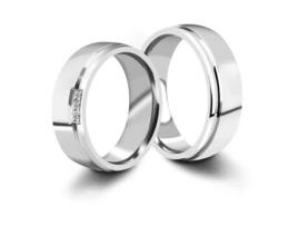 AKZENT Anel Feminino Namorados ou Noivado ou Amizade em Aço Inoxidável  Tam.52  0129