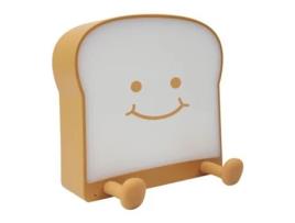 Candeeiro de Noite Cool Toast Bread Night Lamp Adultos Homens Ideias de Prendas para Ela Mãe Filha Irmã Melhores Amigas FPSP