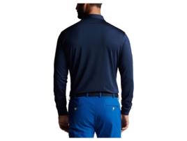 Polo Manga Curta Solid Stretch Azul S PETER MILLAR