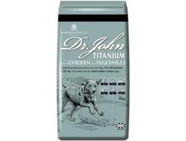 Ração Seca para Cão DR JOHN Titanio Rico em Frango com Legumes (15 kg)